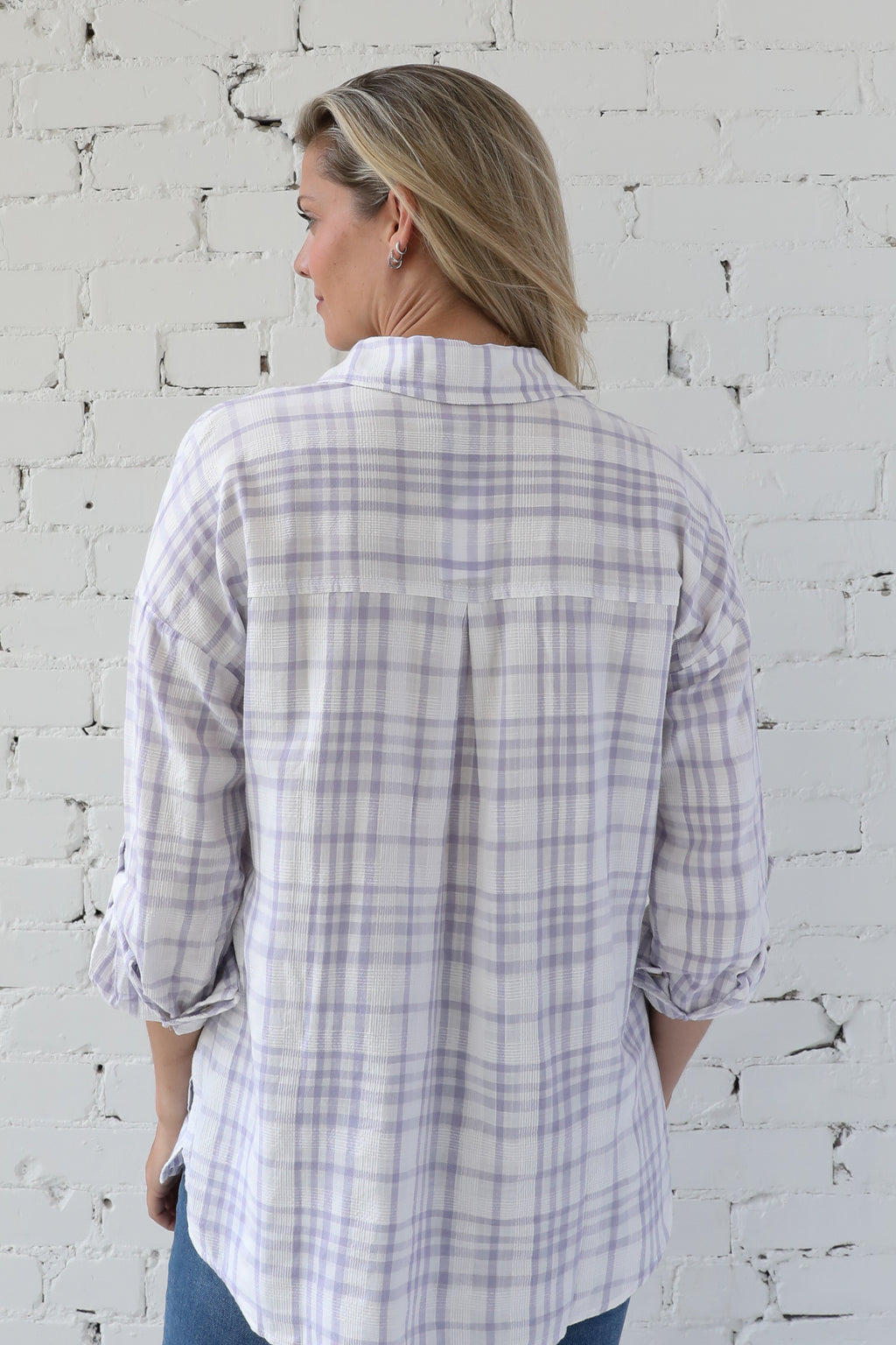 MARLEE </br>Muskoka Plaid Button Down Shirt