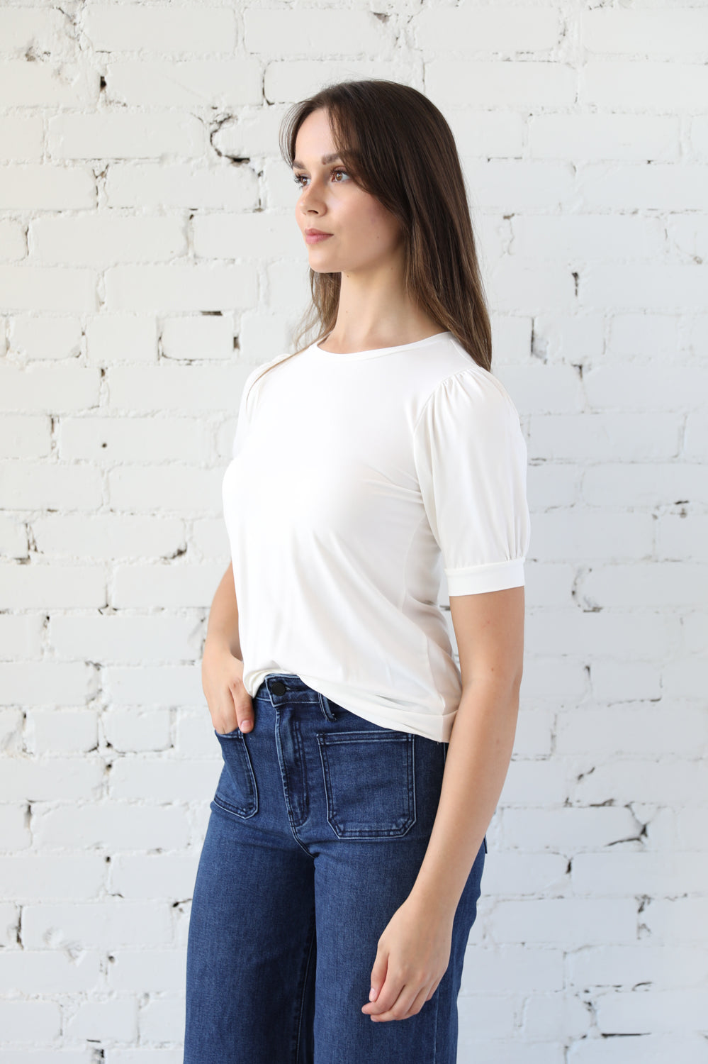 Essentials Puff Sleeve Tee