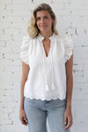 AVERY RAYNE </br>Eyelet Blouse