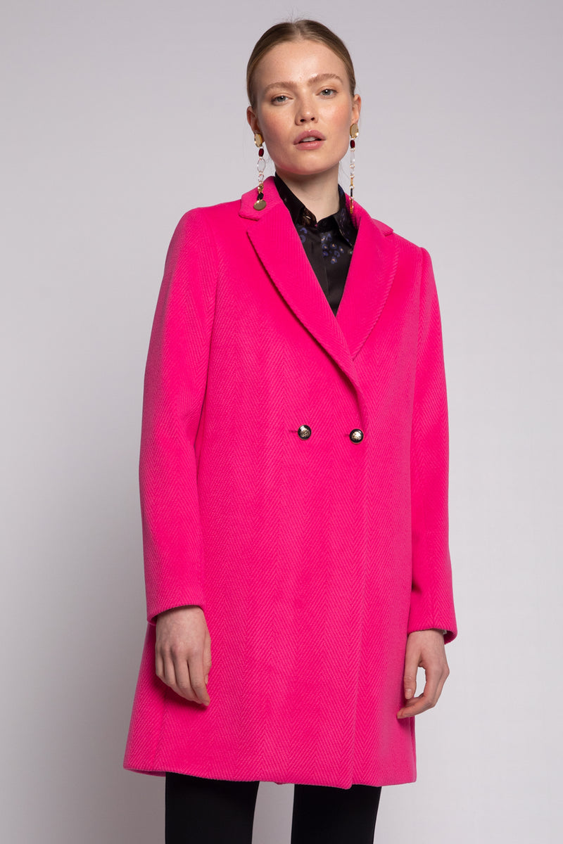 VILAGALLO </br>Abel Herringbone Coat