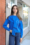 Elson Sleeve Scarf Detail Knit