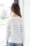 Lightweight Striped Front Pocket Knit