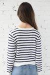 Essentials Stripe Knit Cardigan