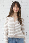 Essentials Stripe Knit Cardigan