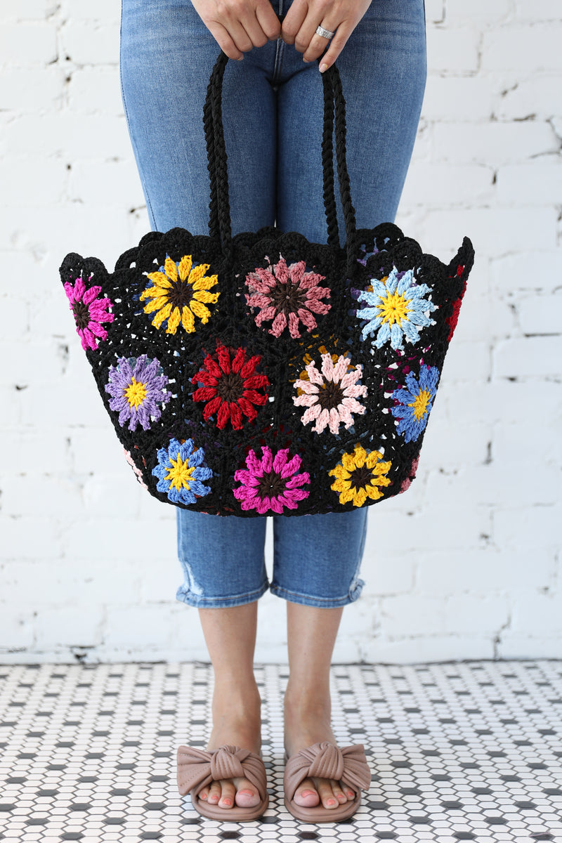 Handmade Crochet Beach Bag