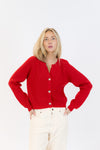 Belle Ribbed Cardigan Sweater