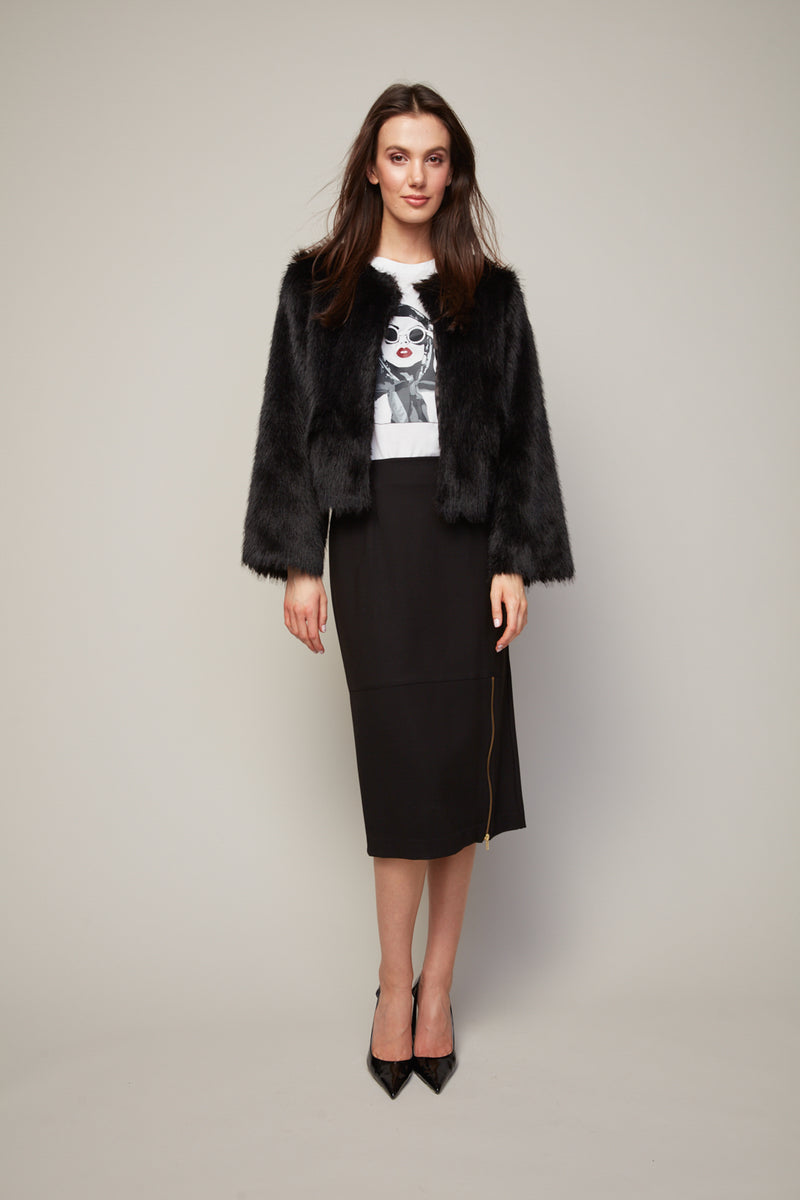 Blaine Faux Fur Jacket