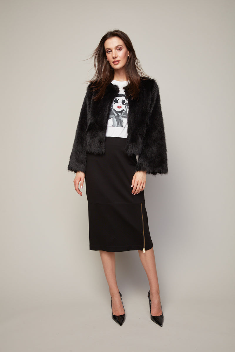 Blaine Faux Fur Jacket