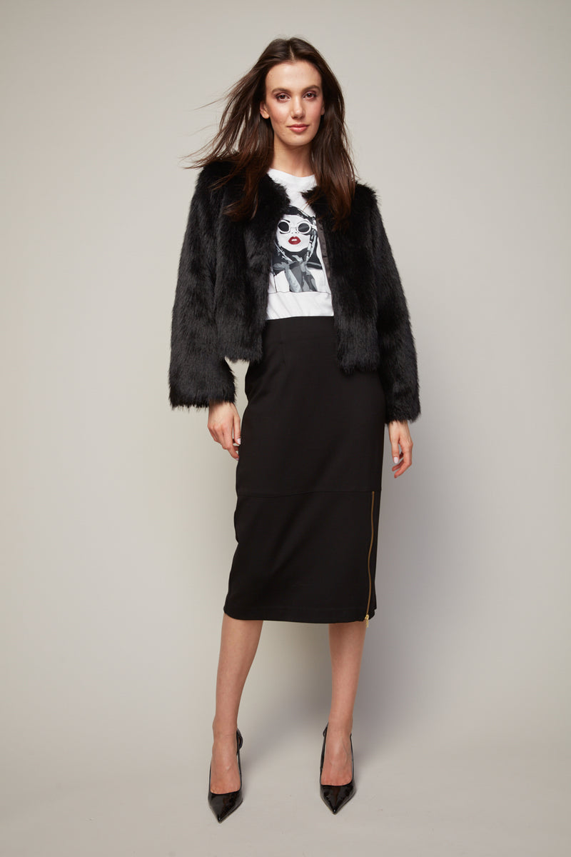 Blaine Faux Fur Jacket