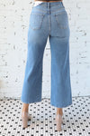 JUST BLACK </br>High Rise Cargo Pocket Wide Leg