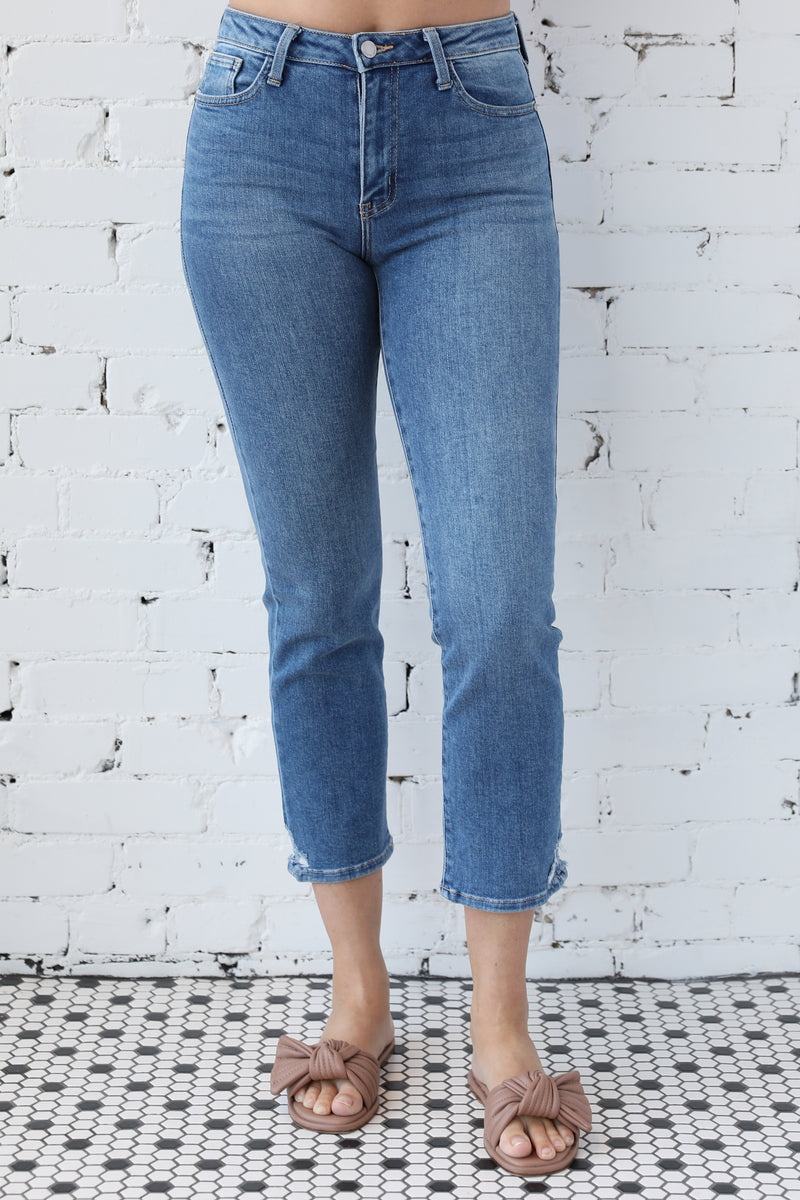 Slim Straight With Distressing Details