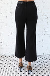 JUST BLACK </br>Patch Pocket Wide Leg
