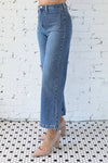 JUST BLACK </br>Patch Pocket Wide Leg