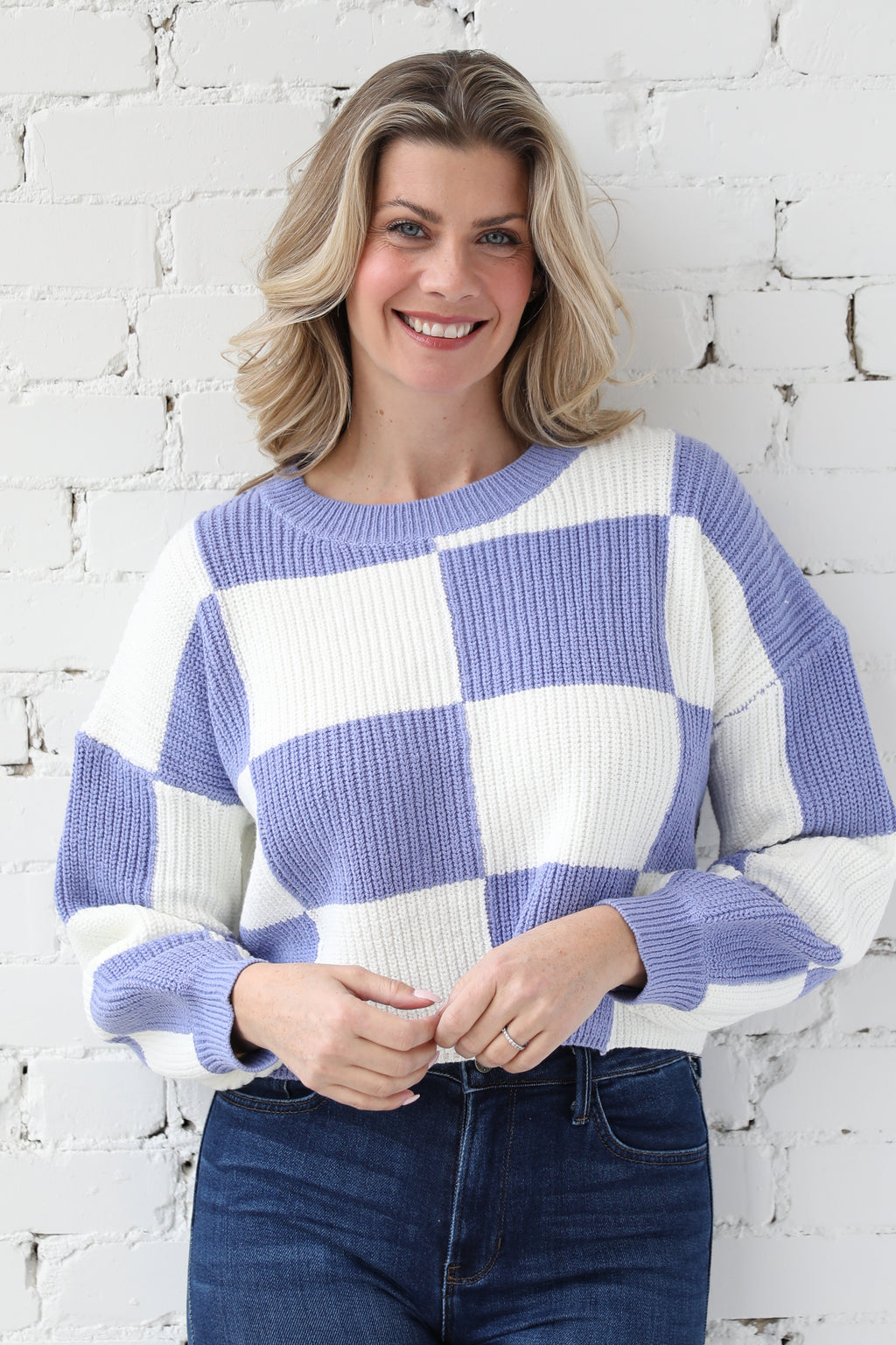 Comfy Colorblock Knit Pullover