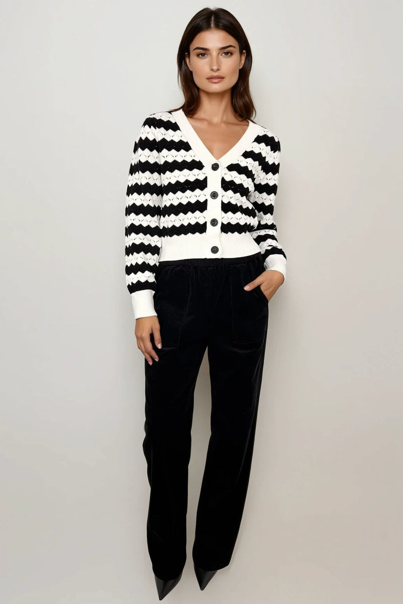 Pointelle Cardigan