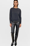 Cascade Stars Long Sleeve Boatneck Top