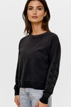 Cascade Stars Long Sleeve Boatneck Top