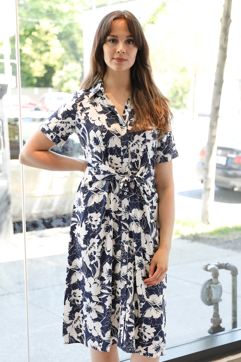 Bardot Floral Dress