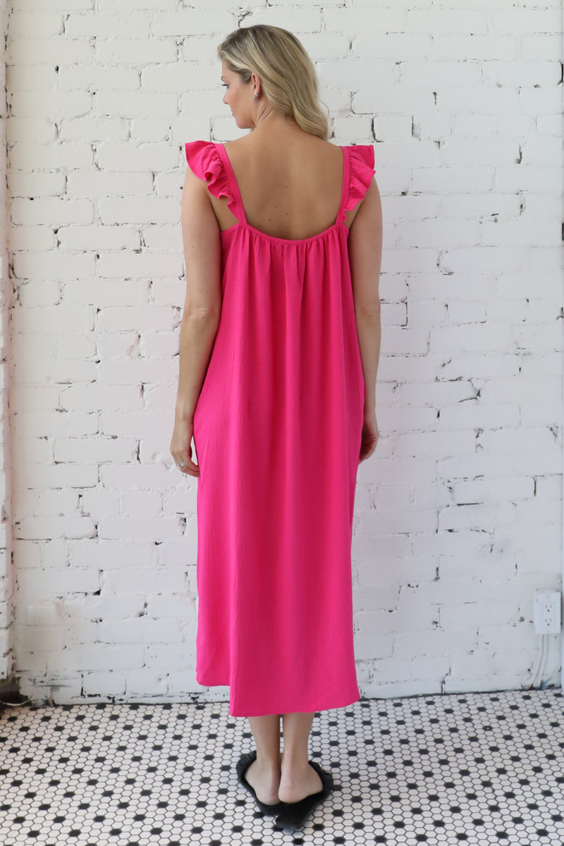 MARLEE </br>Ruffle Tank Maxi