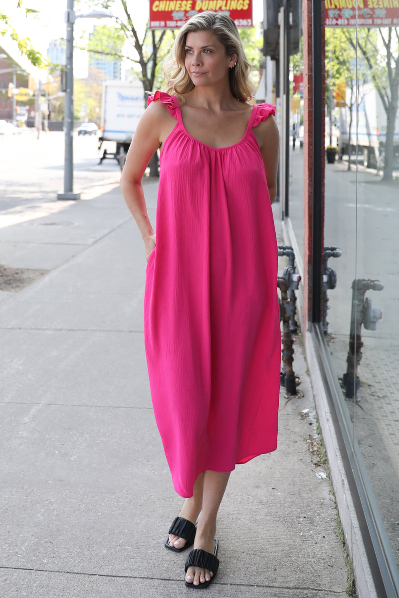 MARLEE </br>Ruffle Tank Maxi