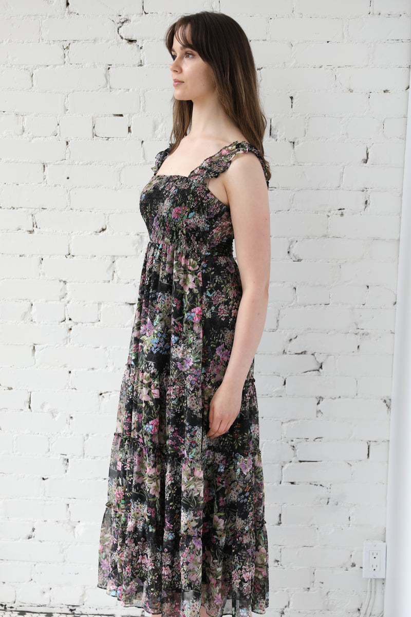 Dylan Smocked Floral Dress