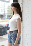 Essentials Raglan Cap Sleeve Tee