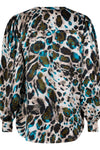ESQUALO </br>Animal Roots V-Neck Blouse