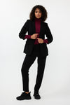 Gathered Sleeve City Blazer