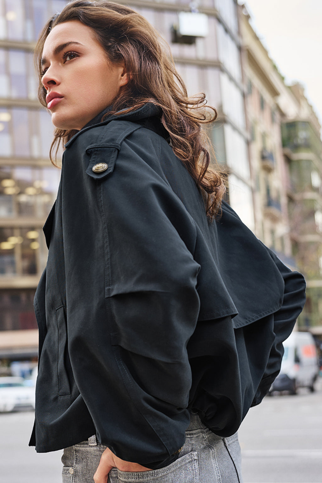 Bomber Trench Coat