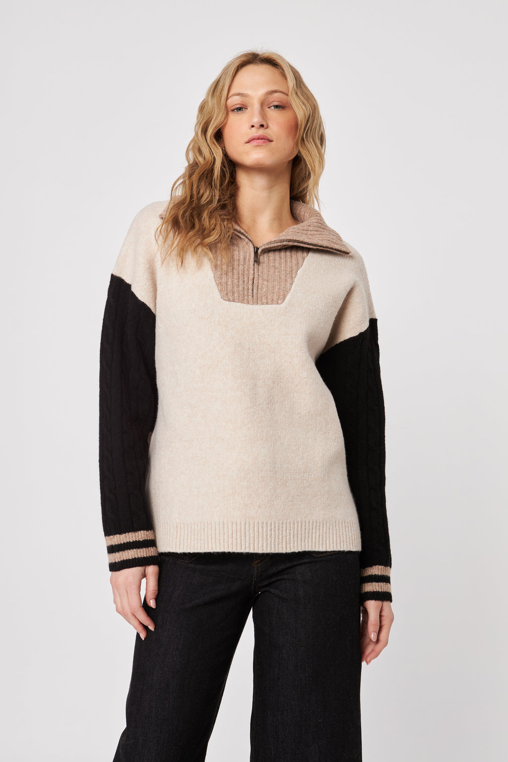 Gary Zip Up Knit