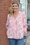 AVERY RAYNE </br>Margot Floral Print Top