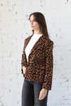 Leopard Print Blazer