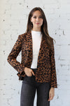 Leopard Print Blazer