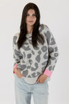 LYLA + LUXE </br>Hailey Eco Leopard Knit