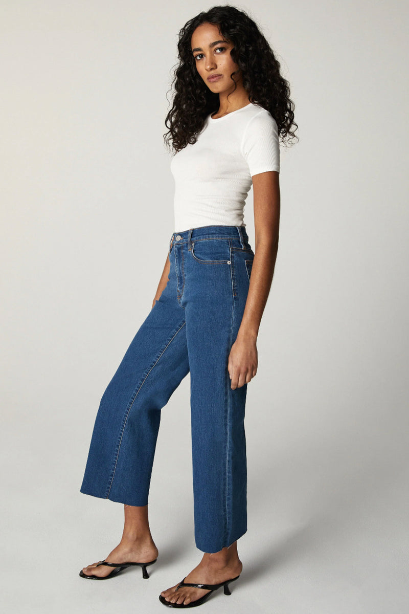 UNPUBLISHED </br>Greta Mid Rise Wide Leg Crop San Vicente