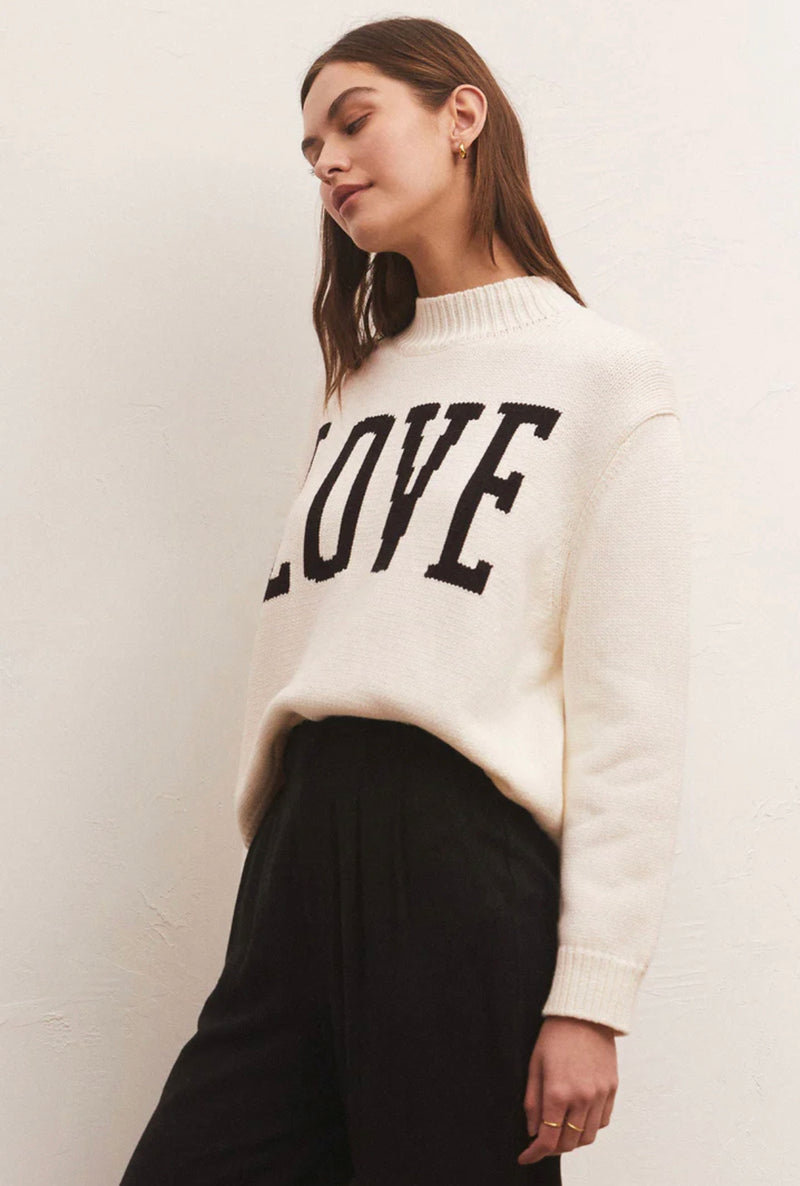 Z SUPPLY </br>Love Intarsia Sweater
