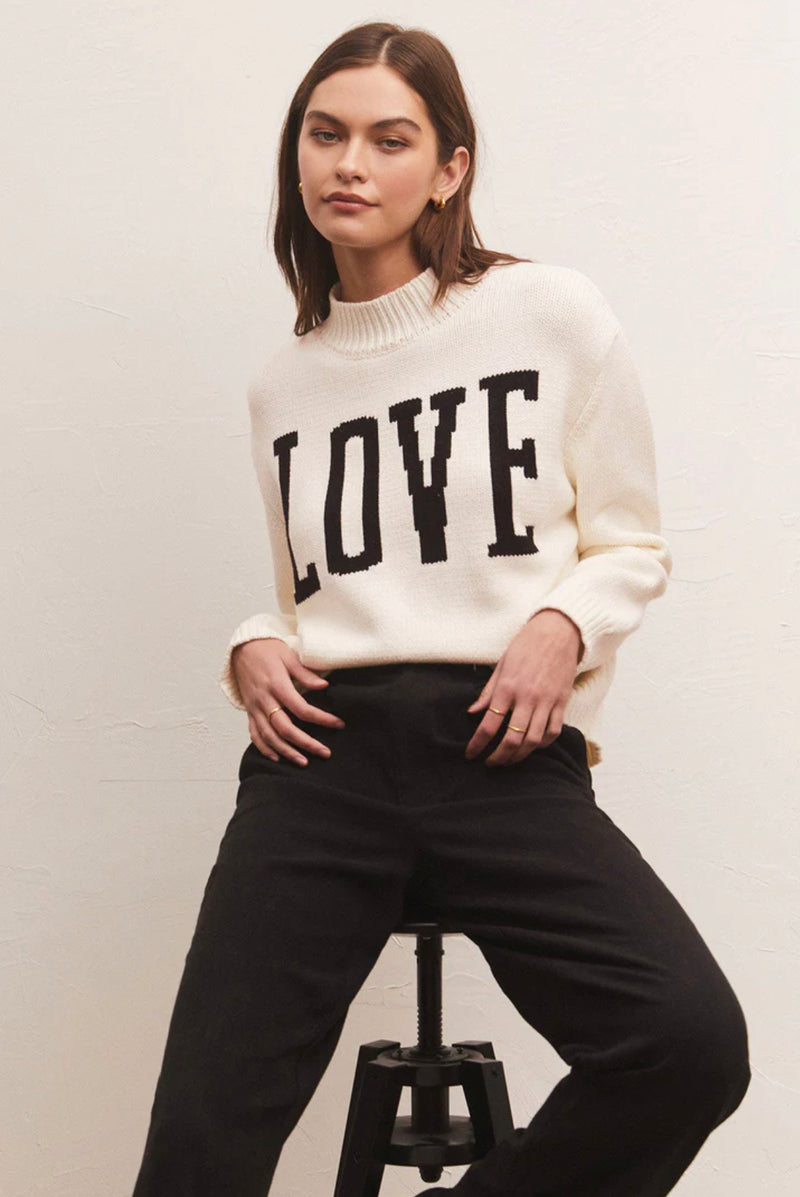 Z SUPPLY </br>Love Intarsia Sweater