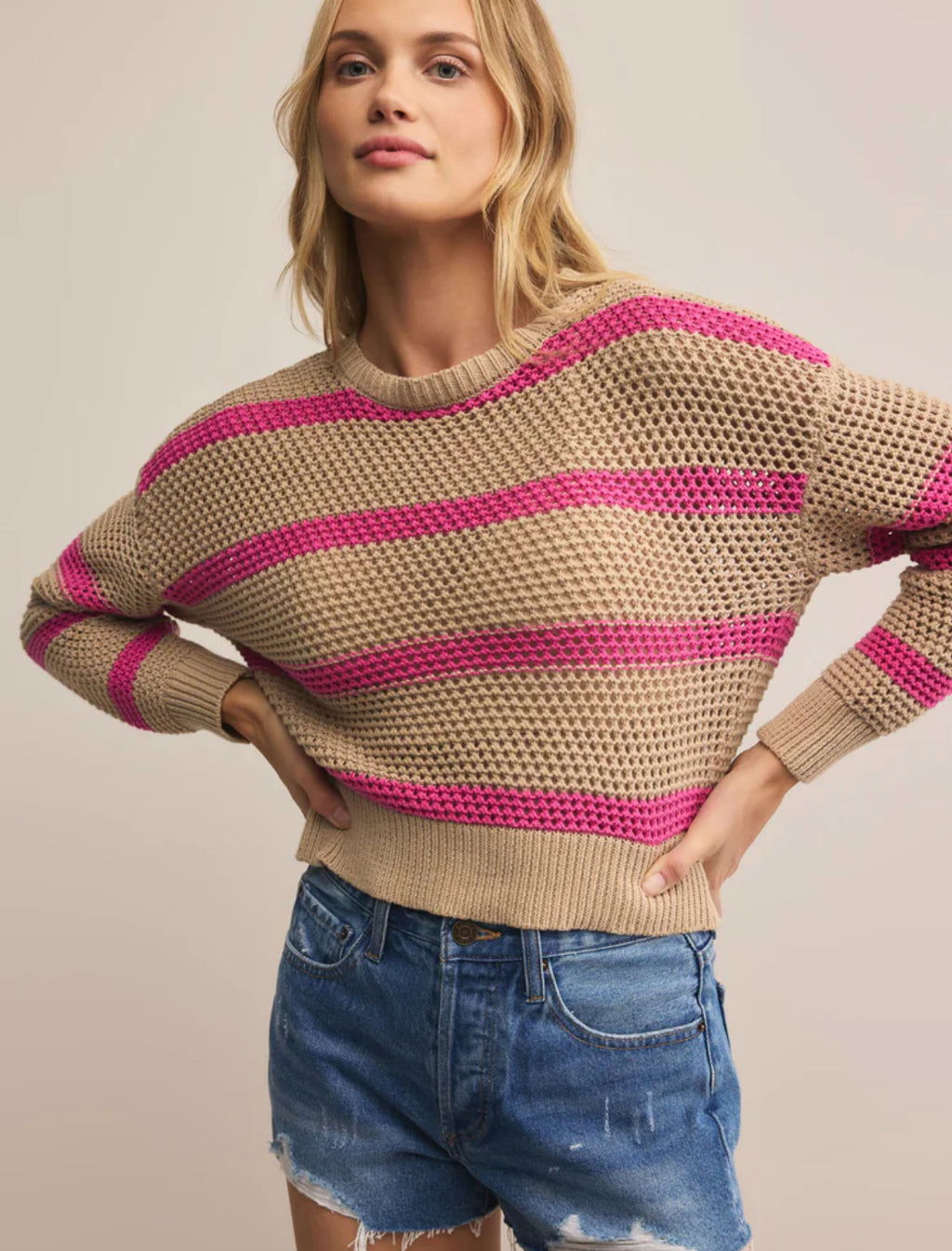 Broadbeach Striped Sweater