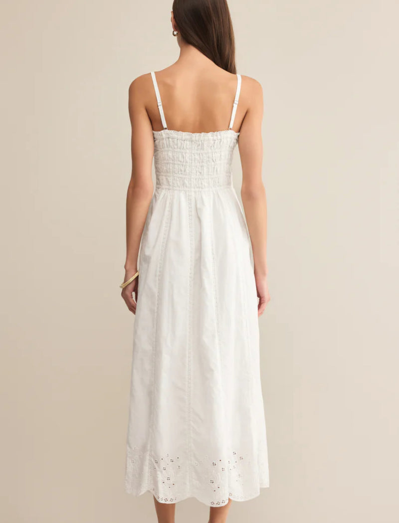 Dani Embroidered Midi Dress