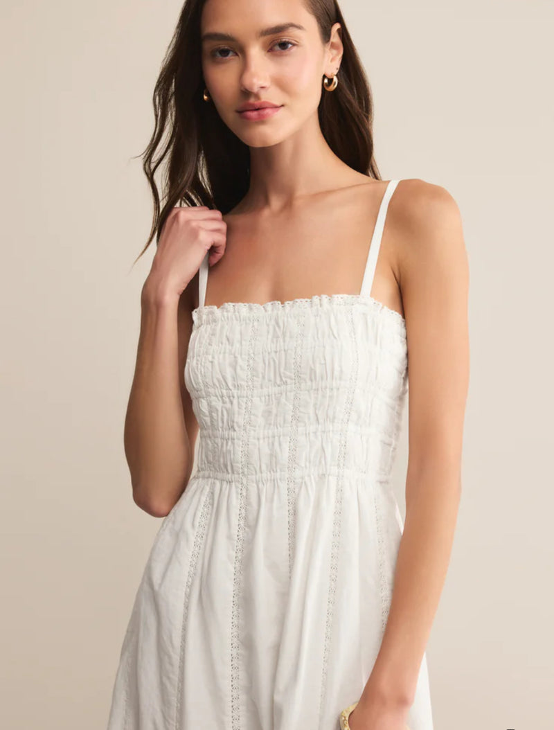 Dani Embroidered Midi Dress