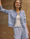 Daily Knit Denim Cardigan