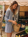 Daily Knit Denim Cardigan
