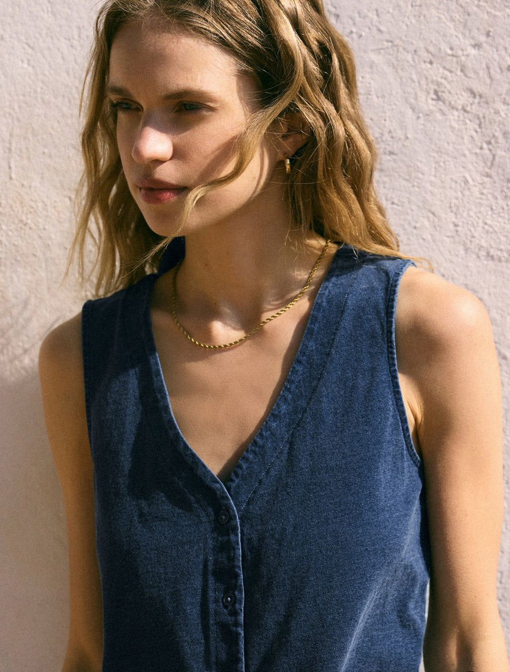 Solace Jersey Denim Top