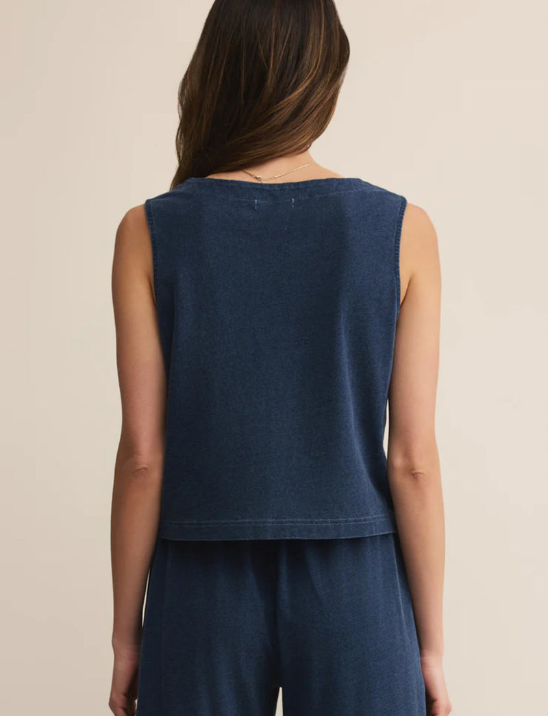 Solace Jersey Denim Top