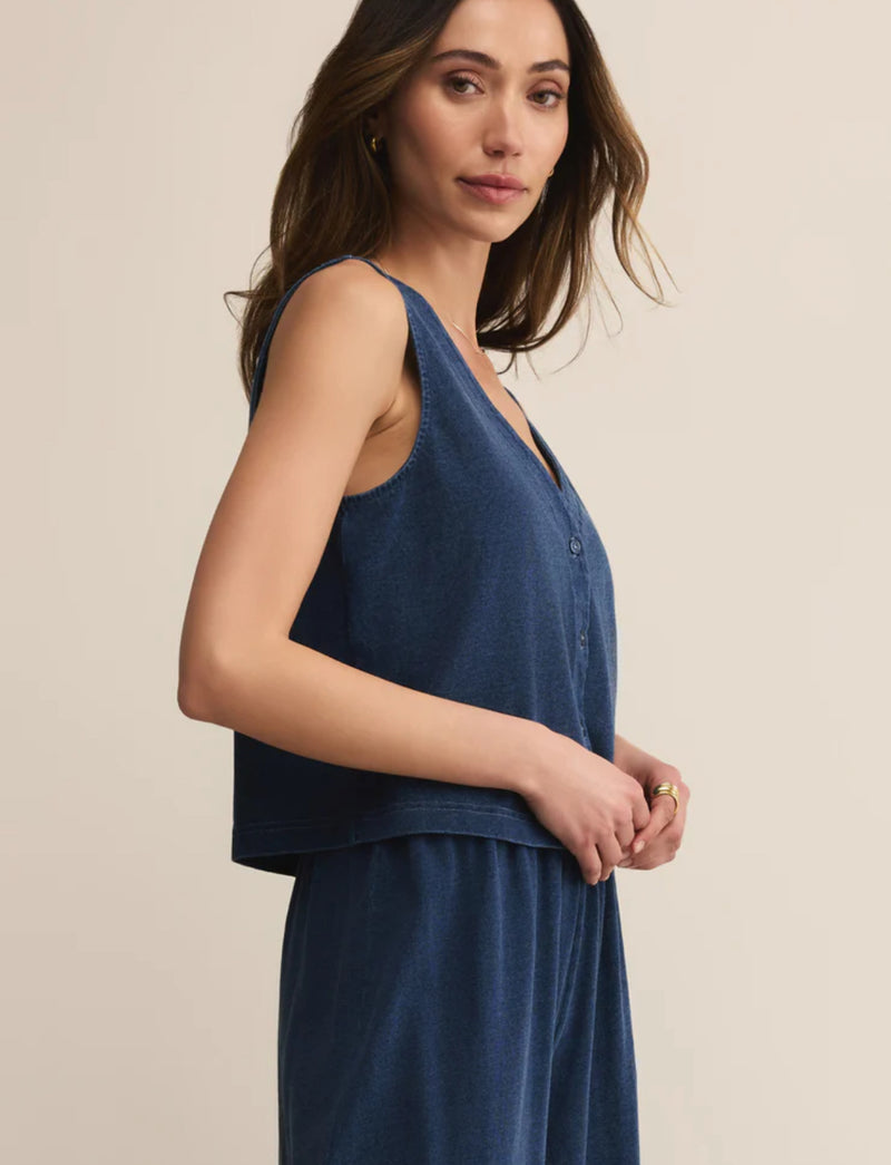 Solace Jersey Denim Top