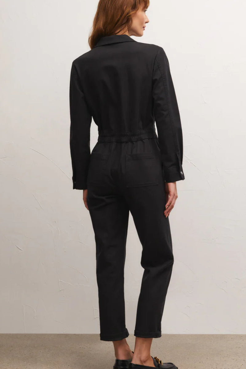 Z SUPPLY </br>Monday Cotton Twill Jumpsuit