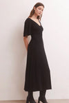 Z SUPPLY </br>Kara Flutter Sleeve Midi Dress