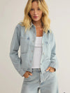 All Day Cropped Denim Jacket