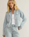 All Day Cropped Denim Jacket