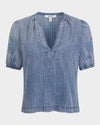 Cayden Indigo Blouse